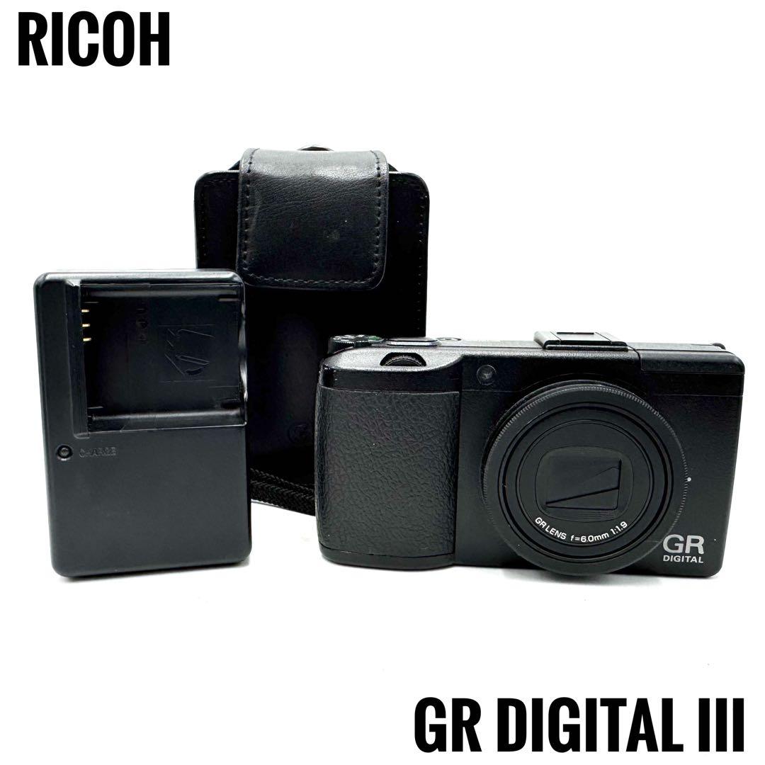 動作良好 Ricoh リコー GR Digital III 3 デジタルカメラ