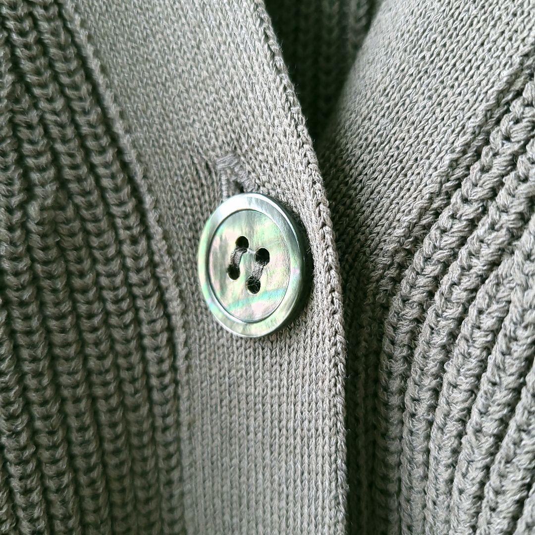 新品未使用タグ付き　ハグオーワー　畦編みニットカーディガン　サイズフリー