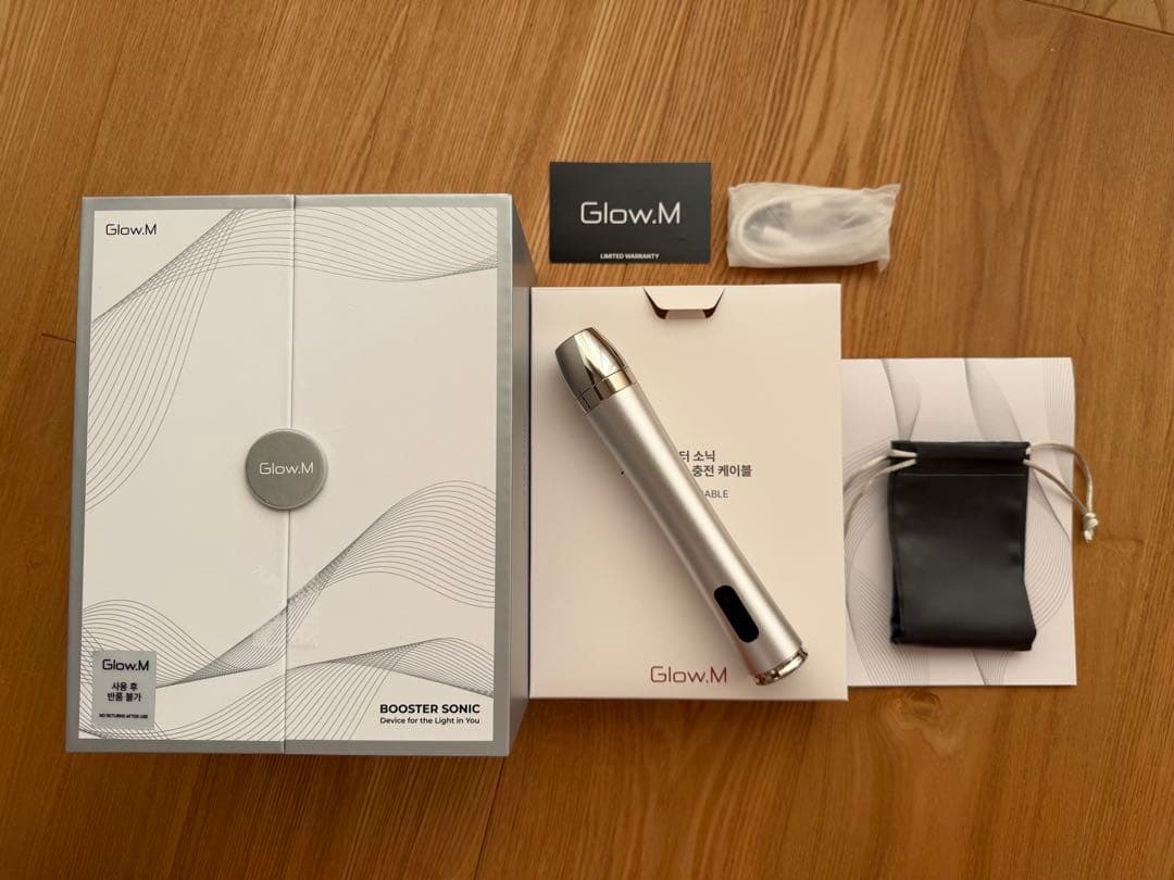 Glow.M グローエム ブースターソニック 美顔器 韓国