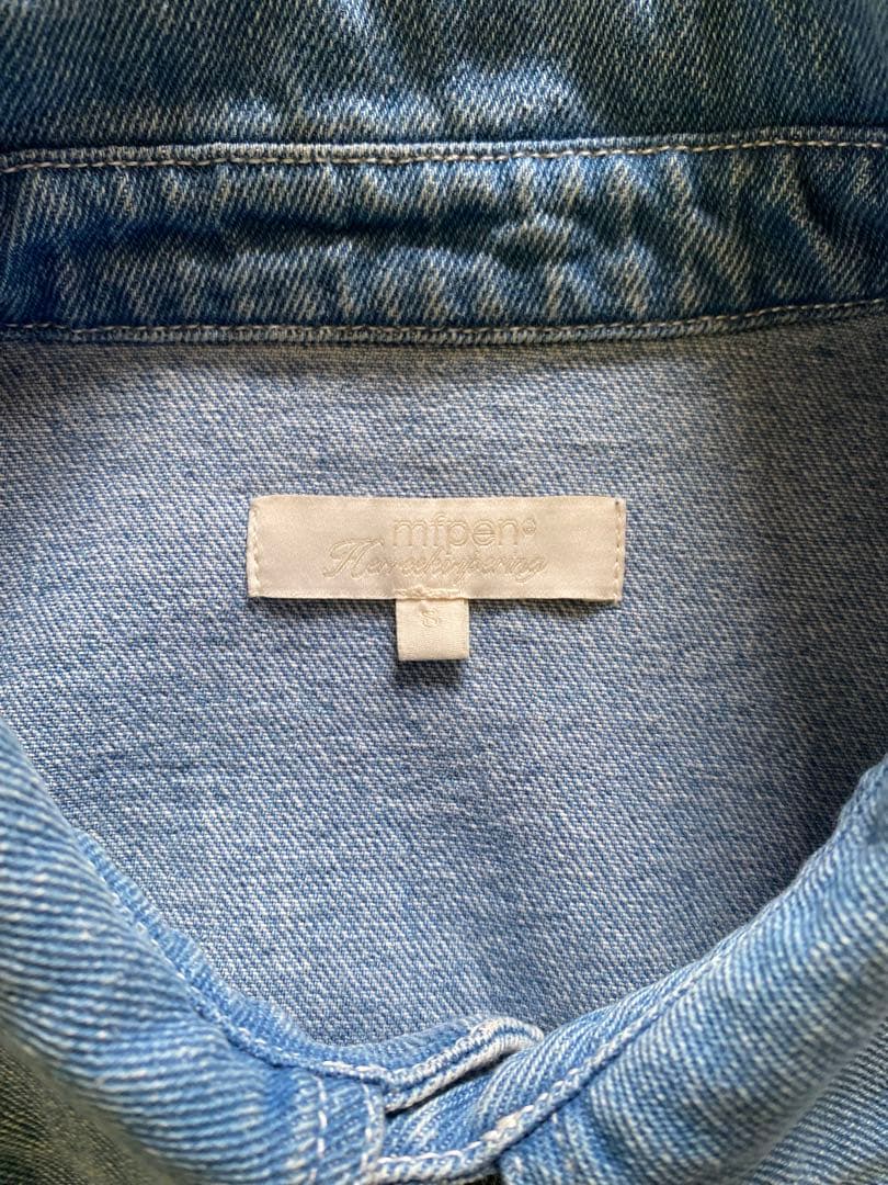mfpen デニムジャケット ライトブルー