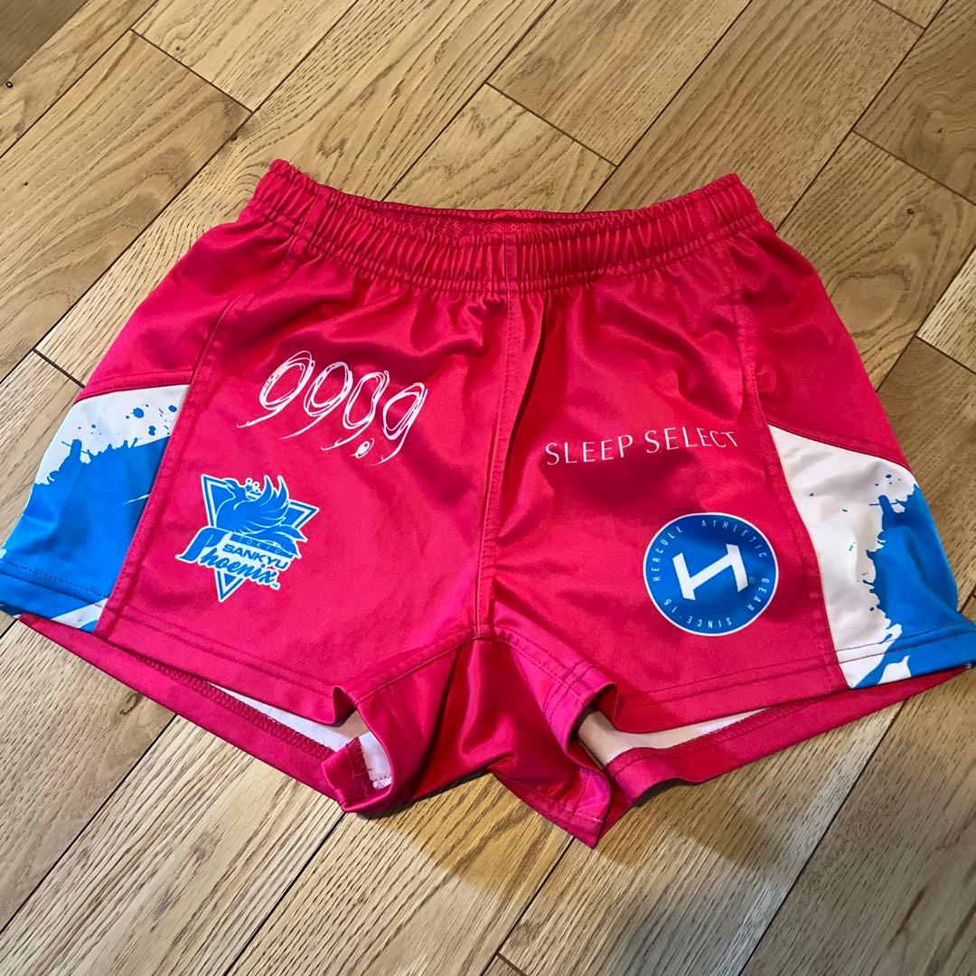 激レア　ラグビー　東京山九フェニックス　ラグパン　短パン　S エルキュールギア