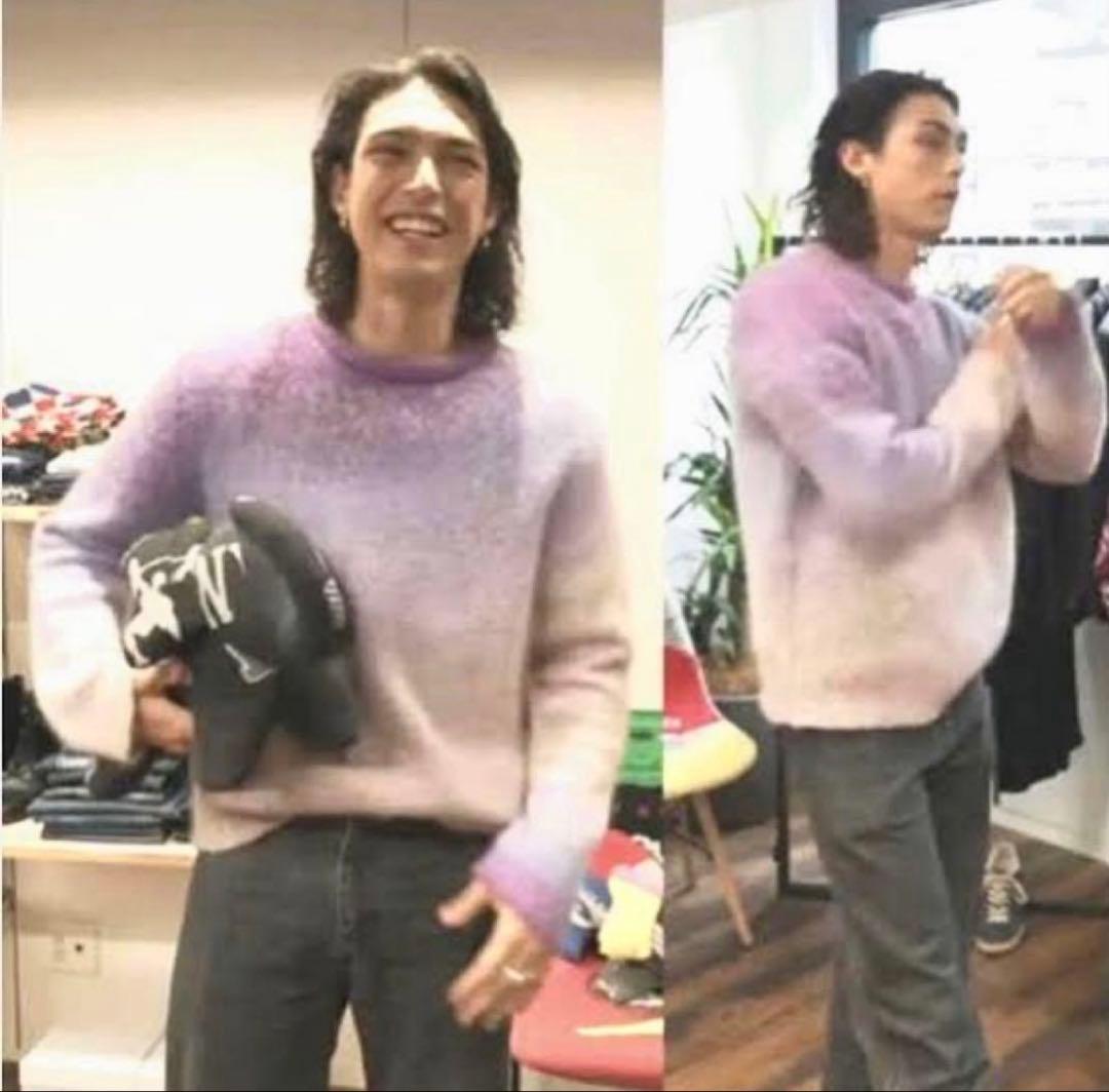 ERL 22AW gradient mohair sweaterアイドル多数着用