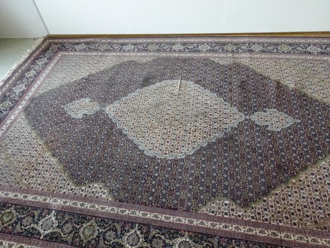 cozy_78127様高級ペルシャ絨毯　タブリーズ産　ウール　マヒ柄　290×