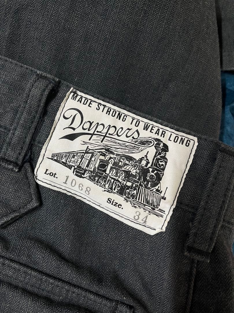 綺麗 DAPPERS ダッパーズ lot.1068 シンチバック コットンパンツ