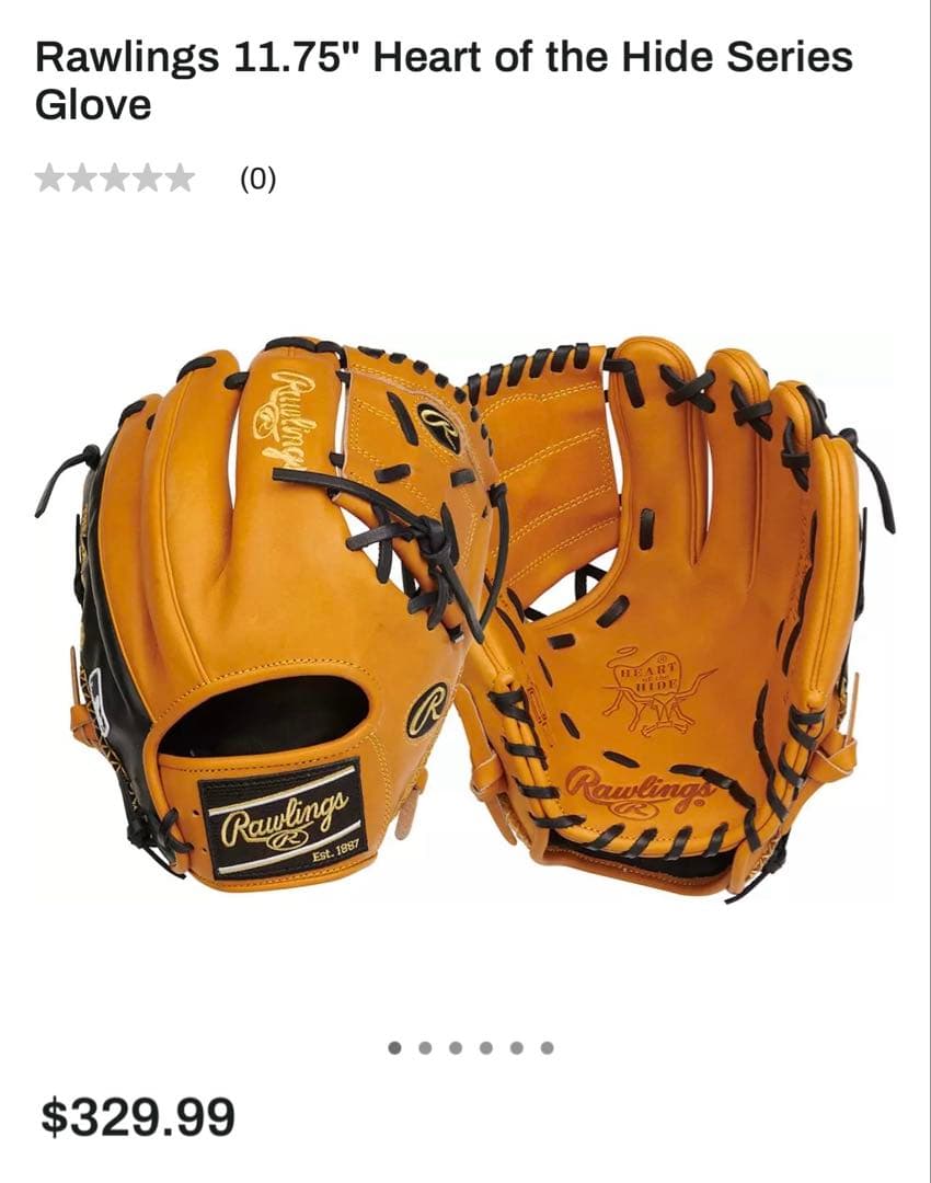 MLB ローリングス硬式グラブ　US限定モデル