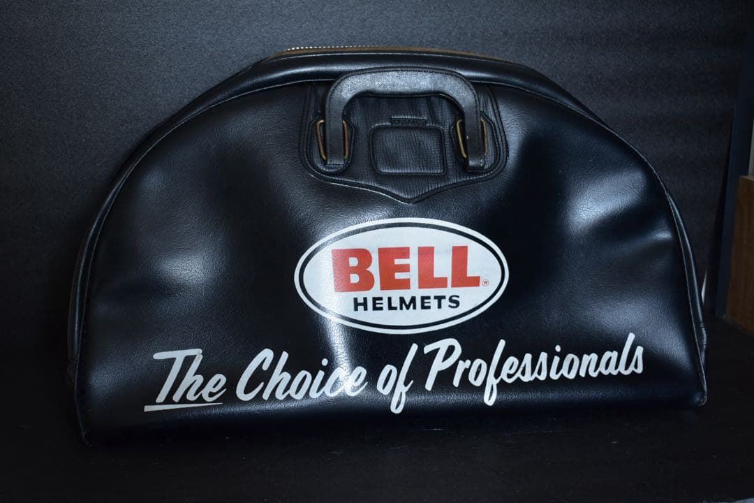 70s BELL ヘルメットバッグ 大型 当時もの レザー