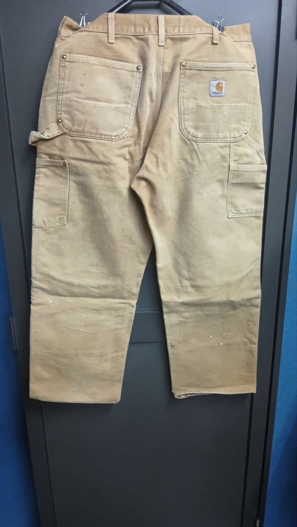 カーハート・ダブルニー・USA製・W34・L32 ペイント・