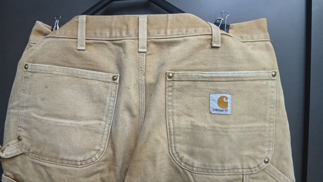 カーハート・ダブルニー・USA製・W34・L32 ペイント・