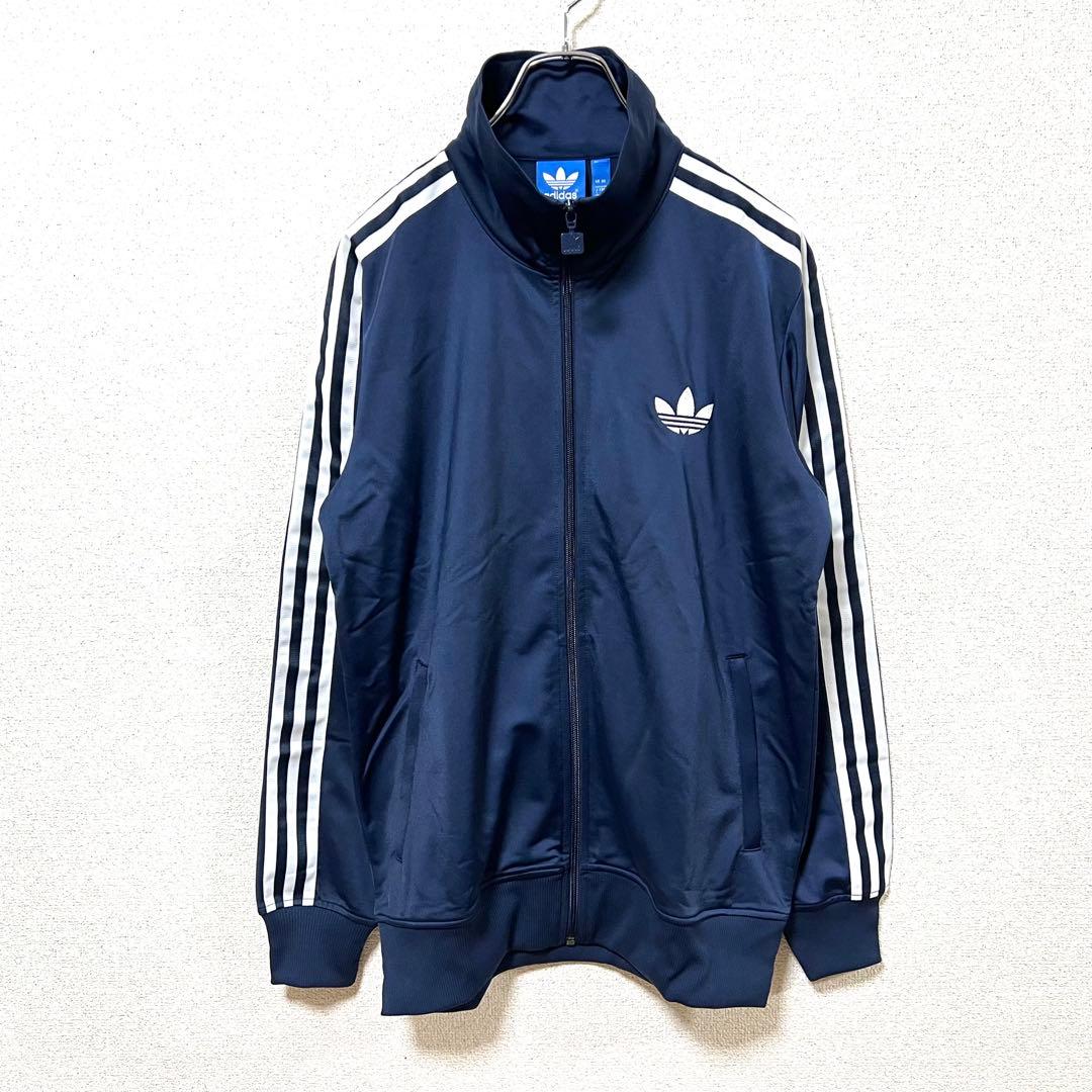 【新品/未使用品/タグ付き】adidas トラックジャケット ネイビー L