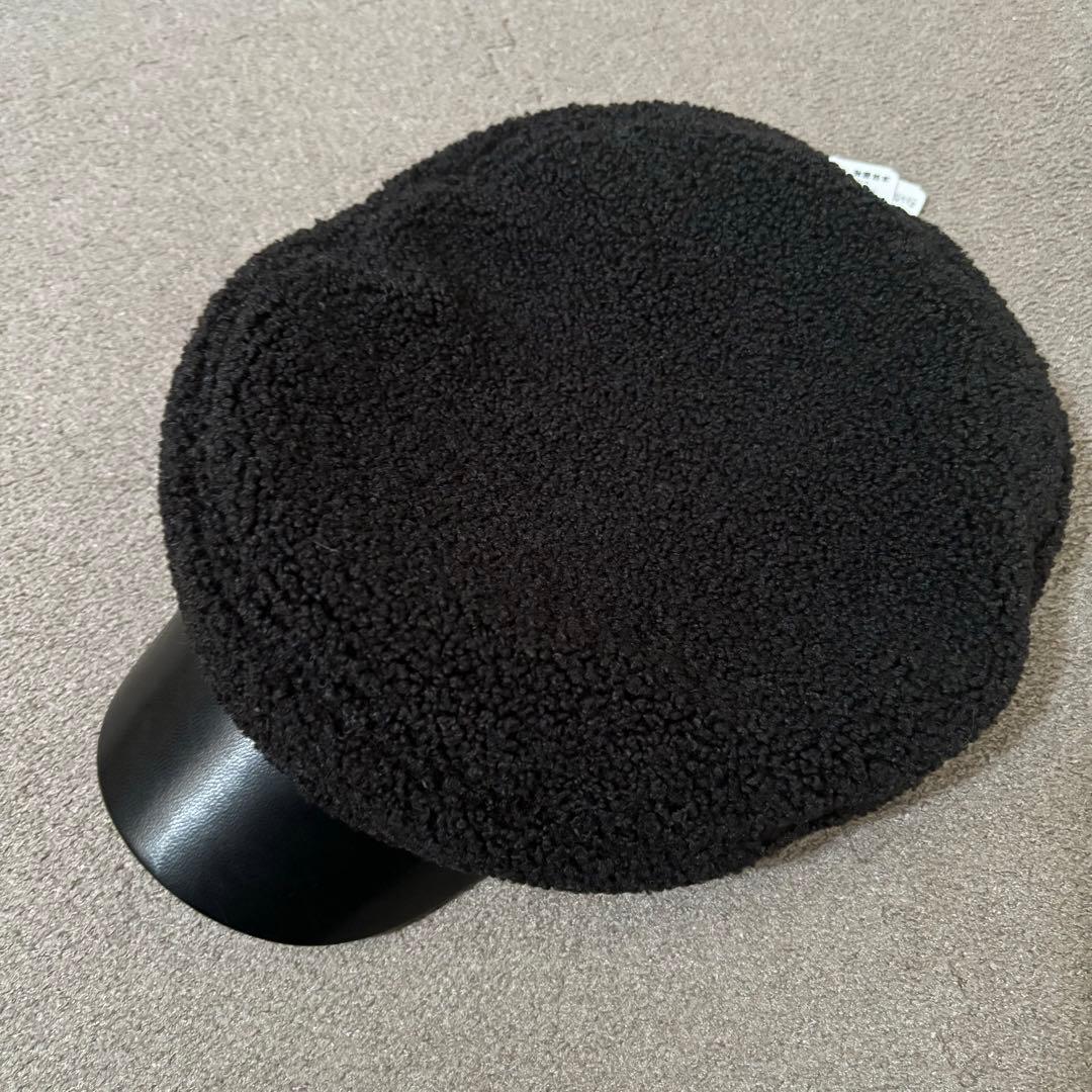 激レア希少UGG LTHR AND SHERPA BAKER HAT UGG帽子