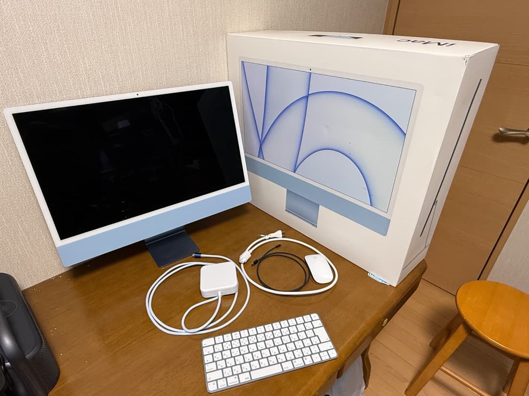 初*k様 iMac (24 インチ, M1, 2021) 　MJV93J/A　ブ