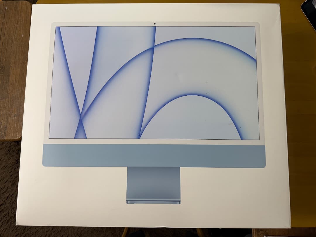 初*k様 iMac (24 インチ, M1, 2021) 　MJV93J/A　ブ