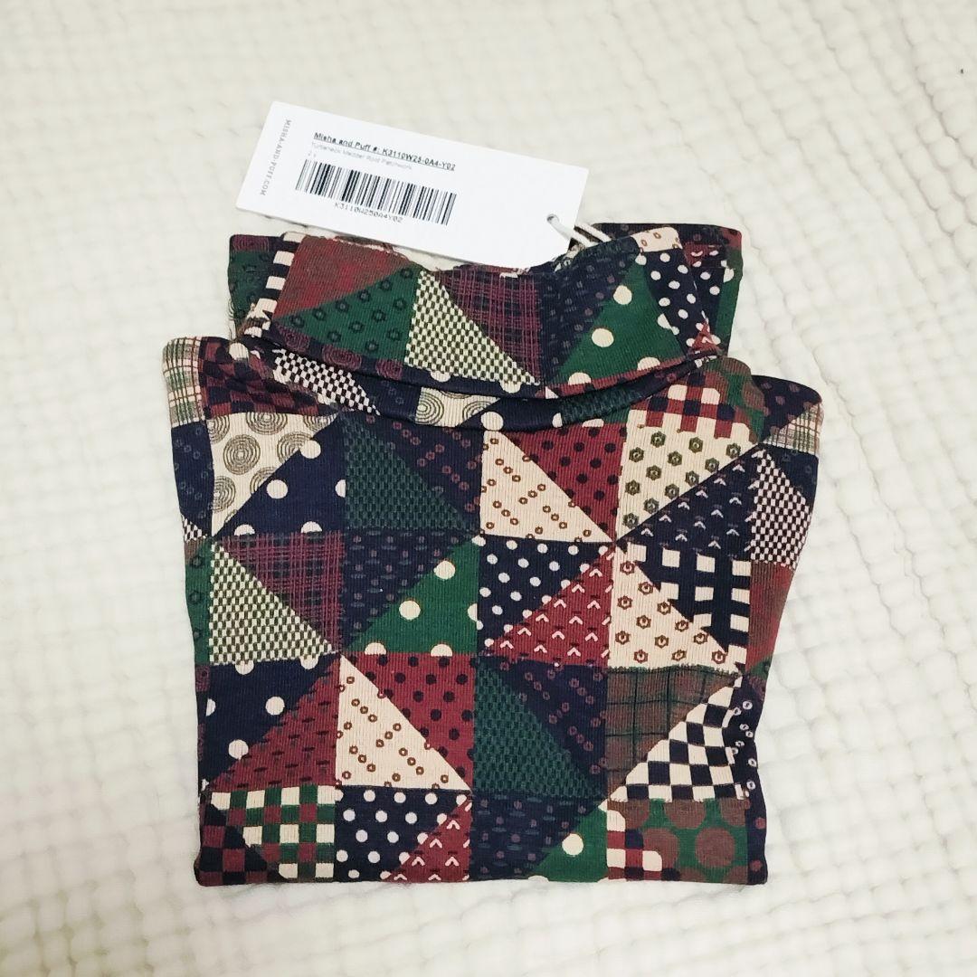 Misha＆Puff 25winter パッチワーク タートルネック 2Y