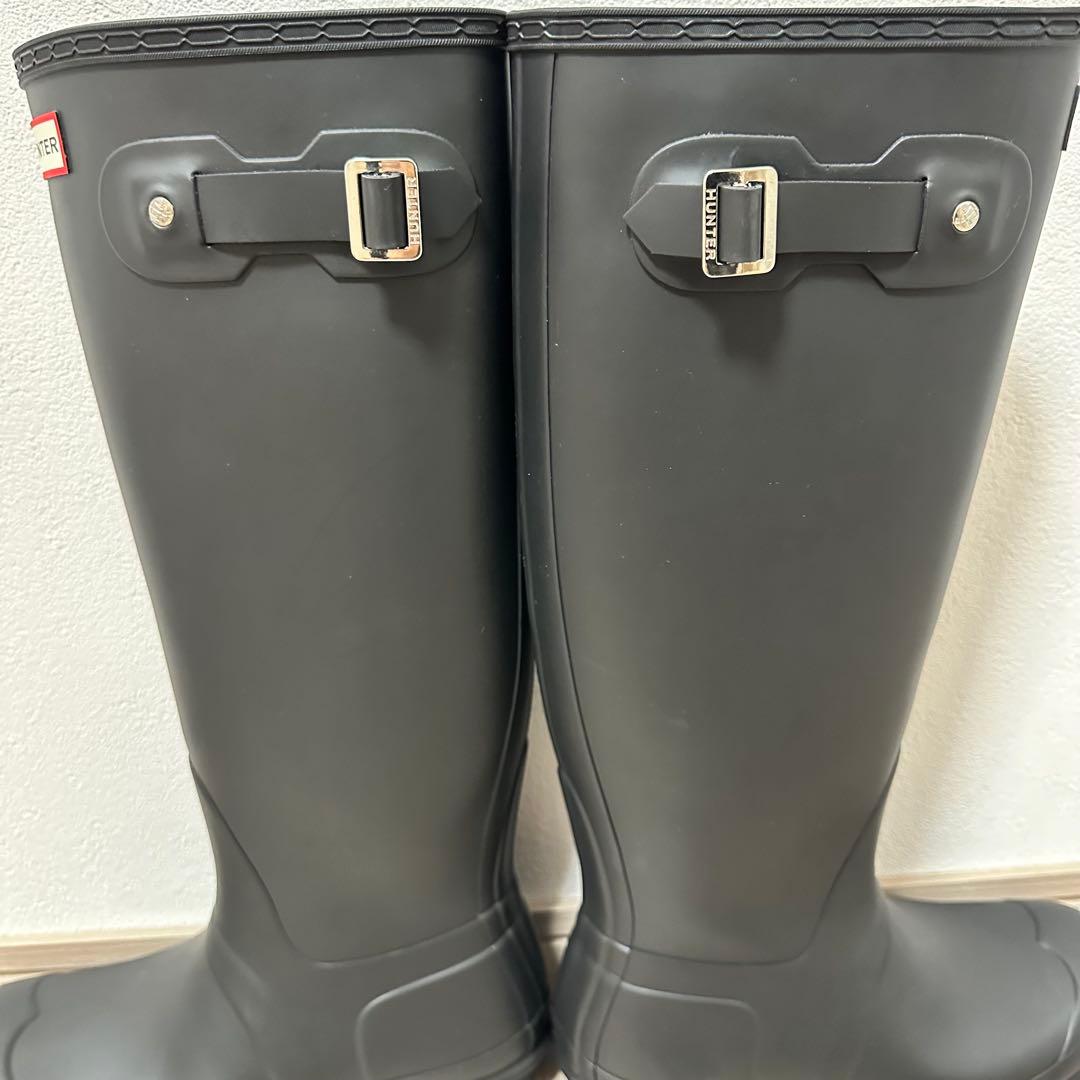 HUNTER　ブラック　UK6（24.5-25.0cm）