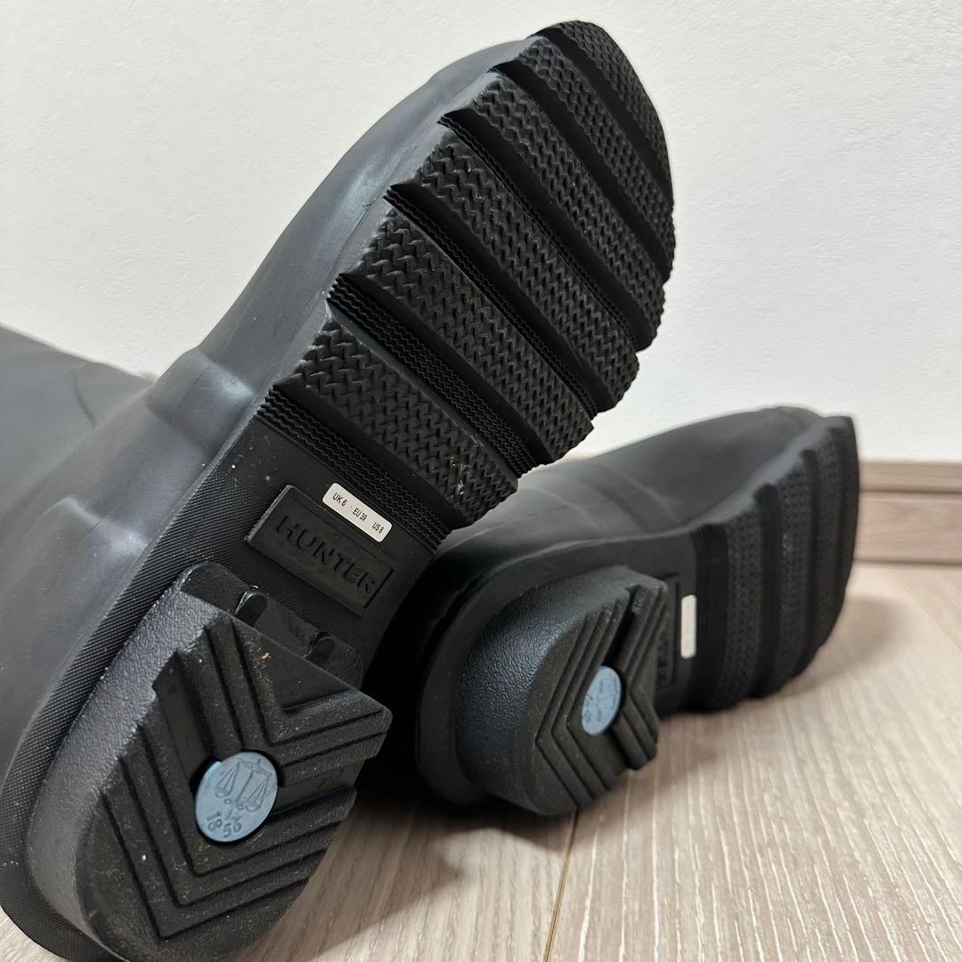 HUNTER　ブラック　UK6（24.5-25.0cm）