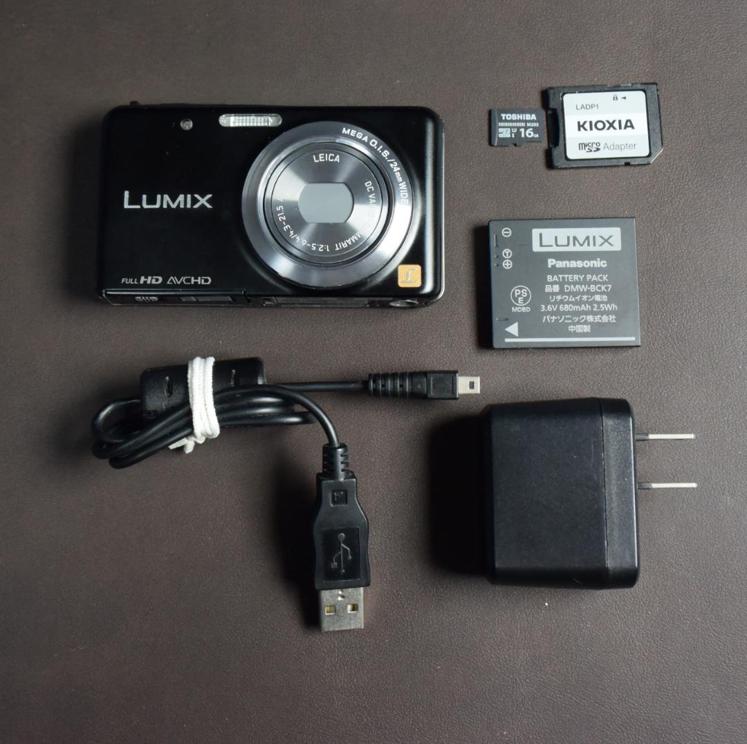 Panasonic パナソニック DMC-FX80 microSD16GB付