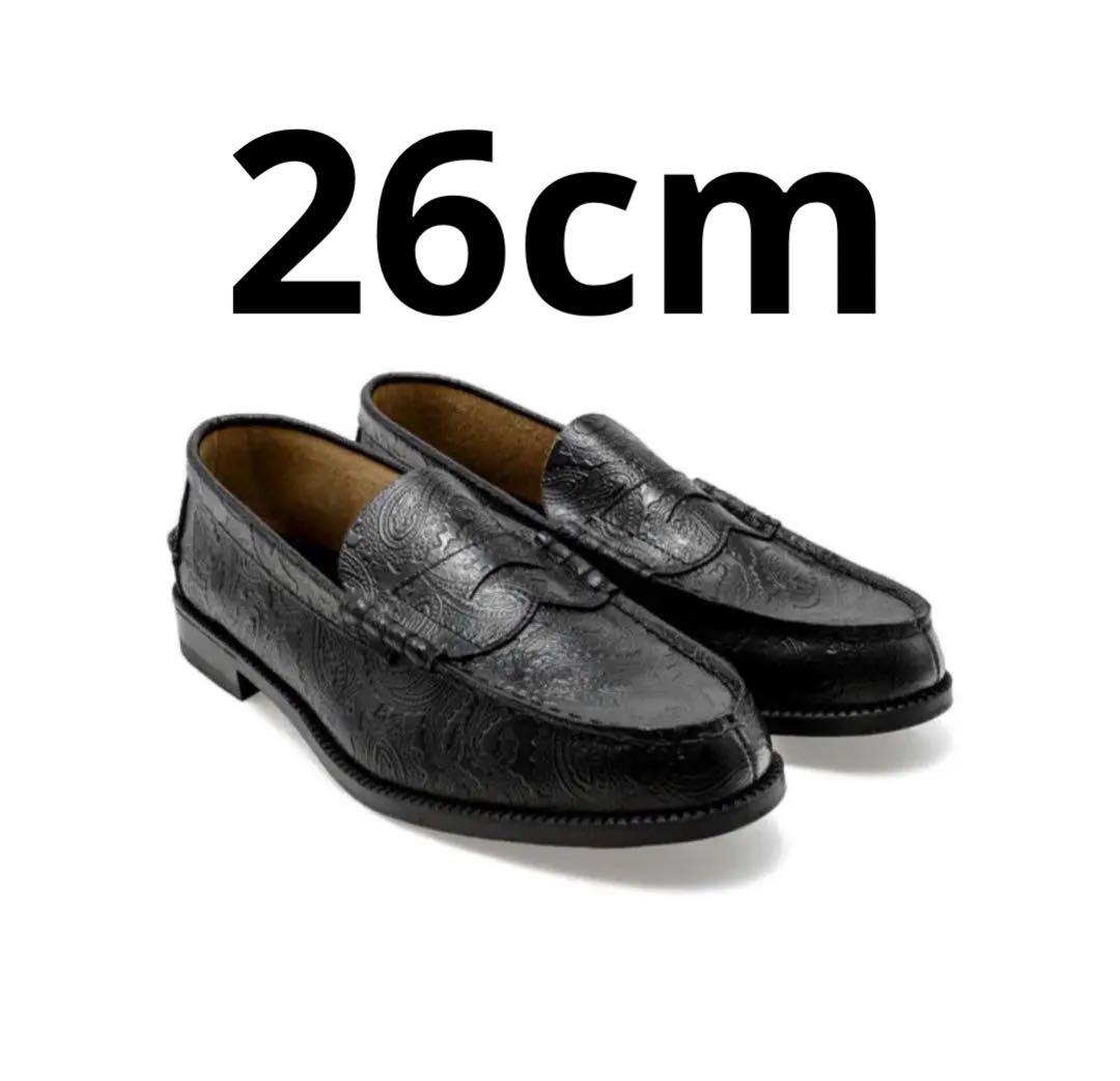 新品未使用 Kenfordfineshoes ペイズリー柄ローファー