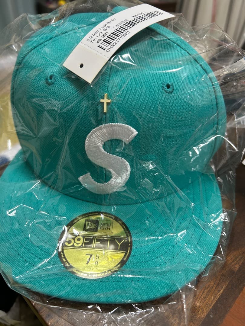 帽子 supreme Gold Cross S Logo New Era \