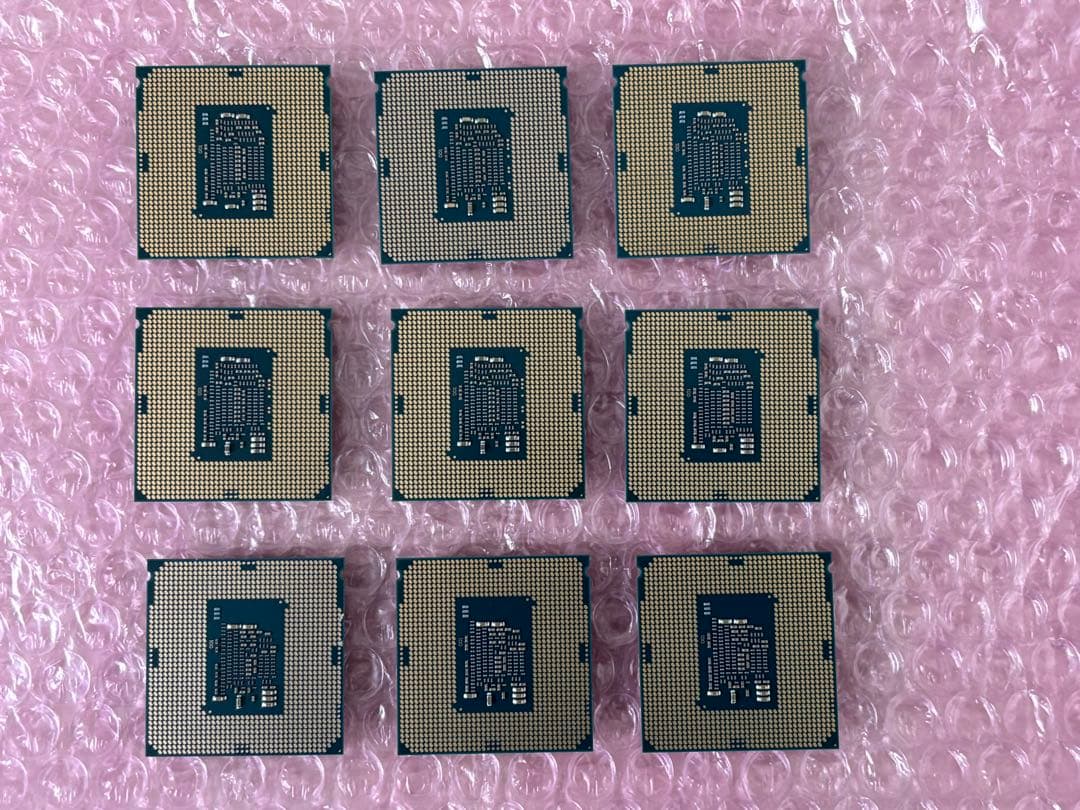 CPU ９個　まとめ売り　動作確認済