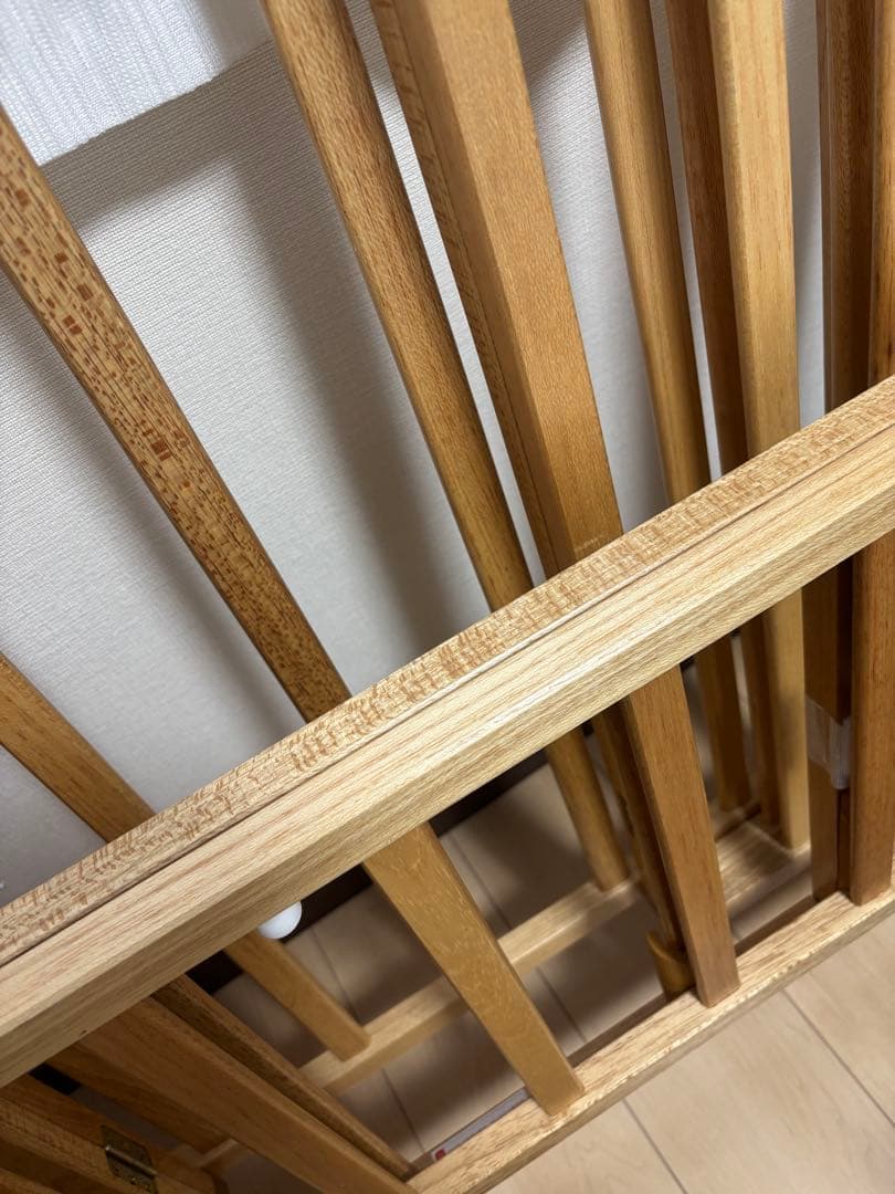 KATOJI ミニベッド 折りたたみ (ナチュラル) ミニベビーベッド