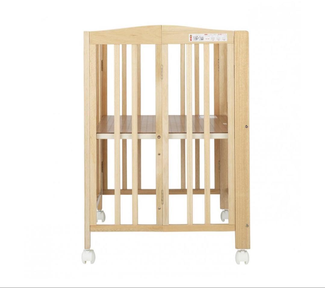 KATOJI ミニベッド 折りたたみ (ナチュラル) ミニベビーベッド