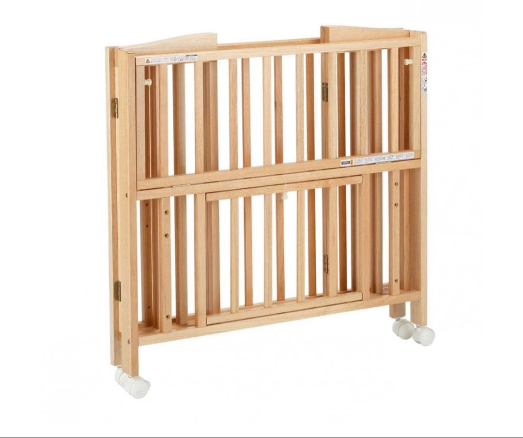 KATOJI ミニベッド 折りたたみ (ナチュラル) ミニベビーベッド