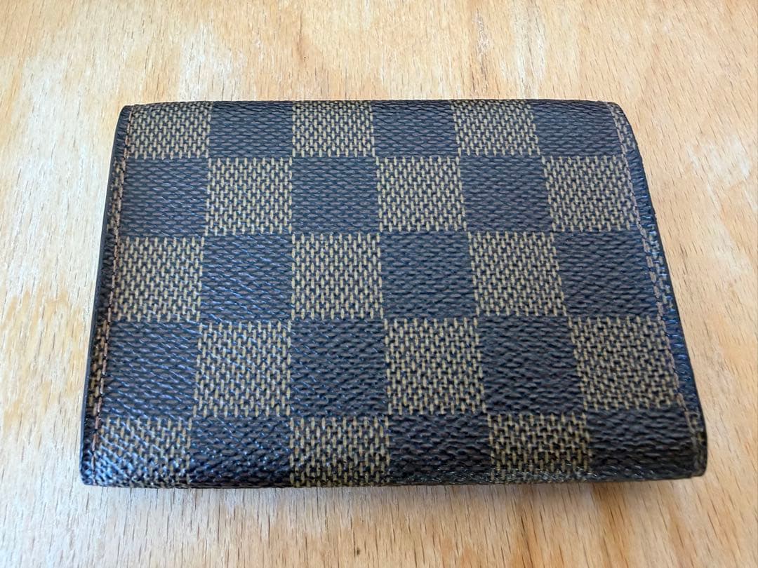 美品　ルイヴィトン　ダミエ　名刺入れ　カードケース