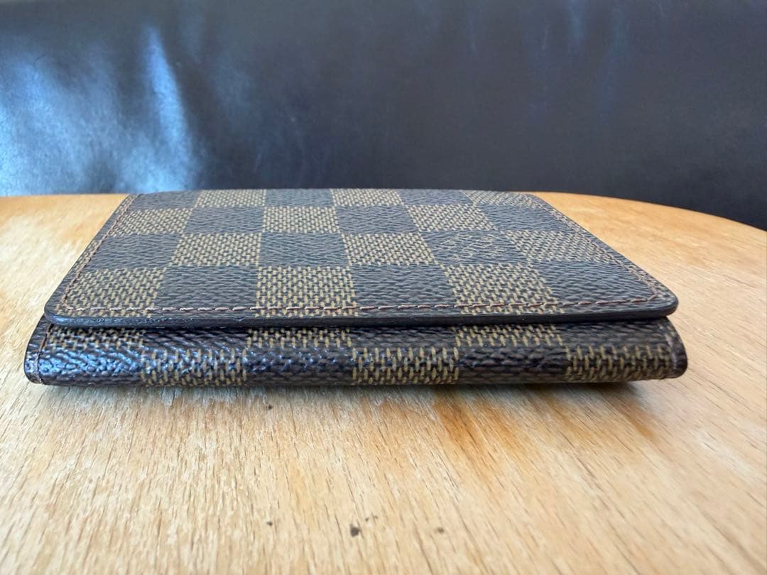 美品　ルイヴィトン　ダミエ　名刺入れ　カードケース