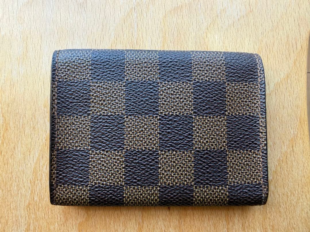 美品　ルイヴィトン　ダミエ　名刺入れ　カードケース