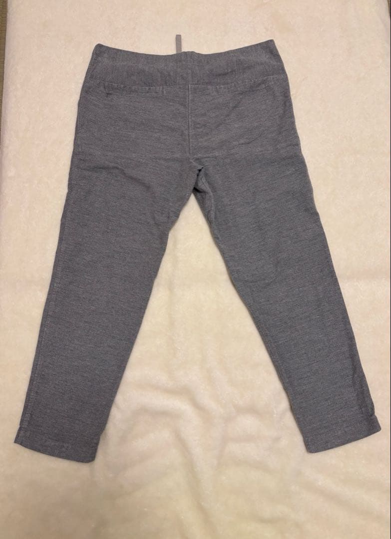 えみおわす ウールコットン タックパンツ