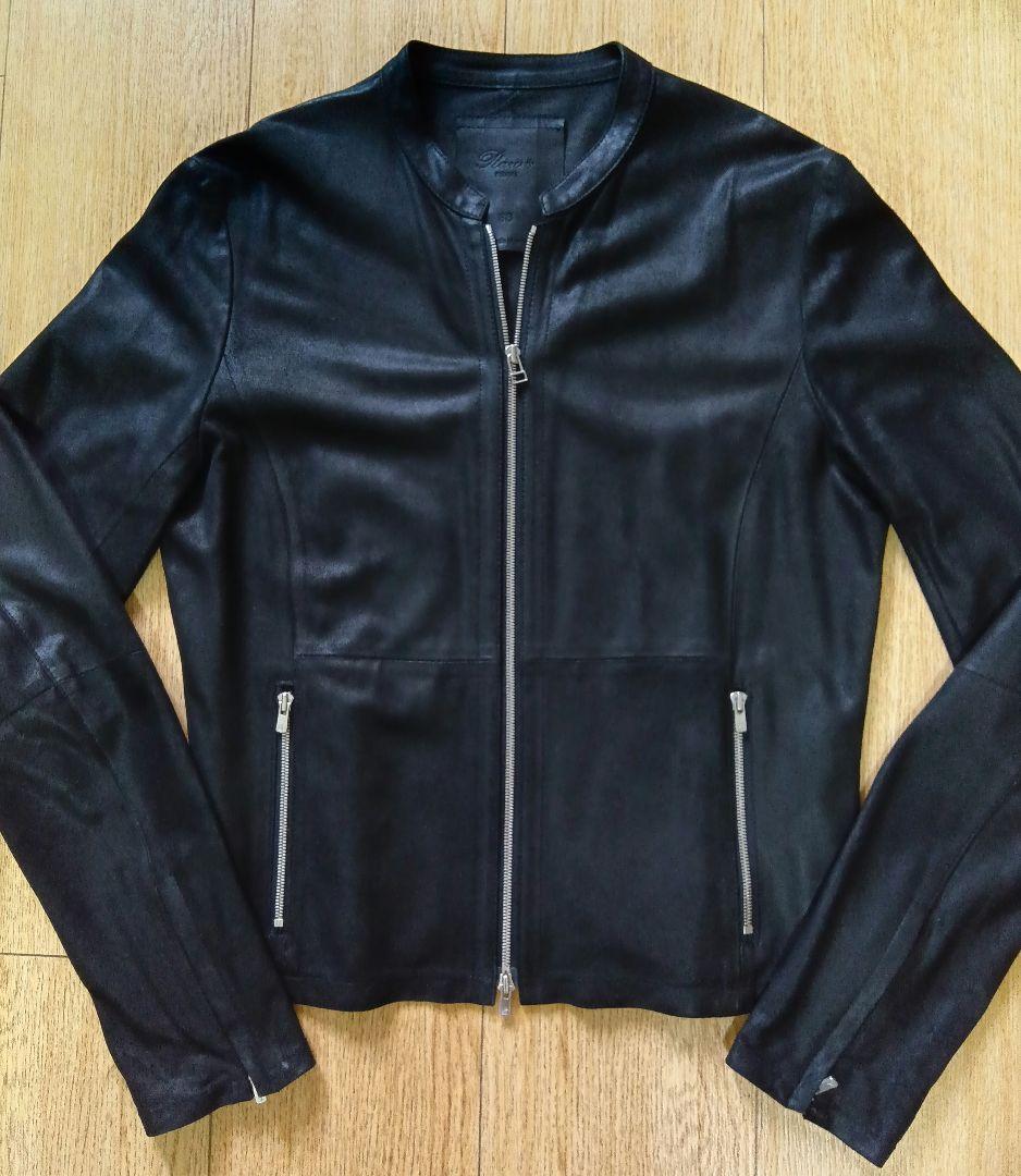 Rawtus ロゥタス 山羊革ゴードレザー シングルライダース サイズ38　黒