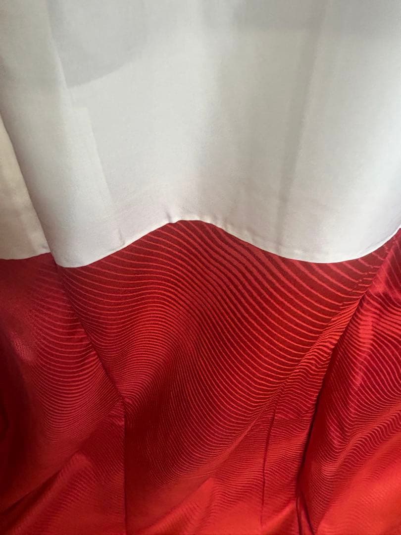 比翼付き 振袖 藤×雲取り 花車 金彩 ピンク×藤色 身丈155 裄64