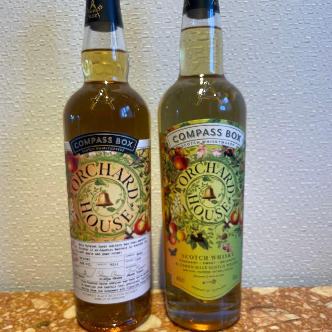 コンパスボックス　旧ラベルオーチャードハウス&キュレイティッドカスク