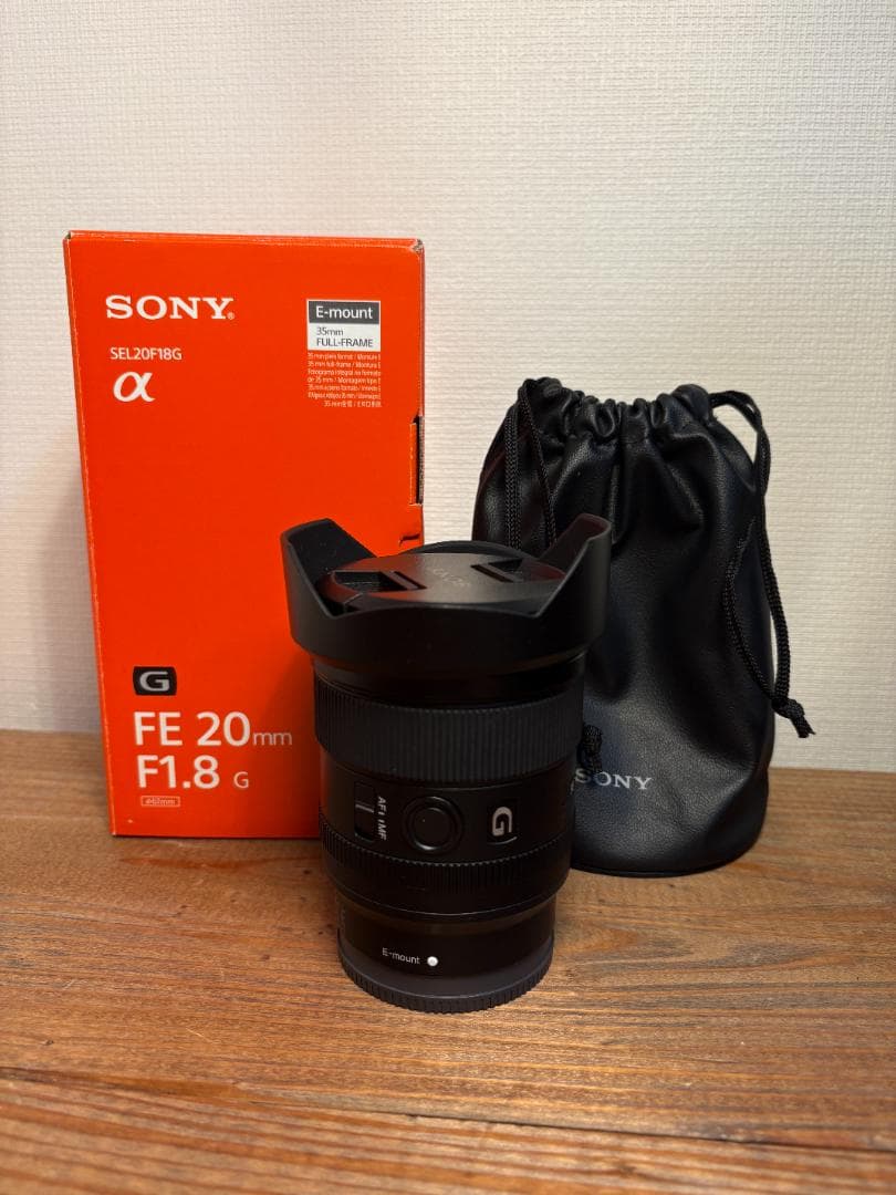 【美品】SONY★FE 20 mm★F1.8★G★レンズ