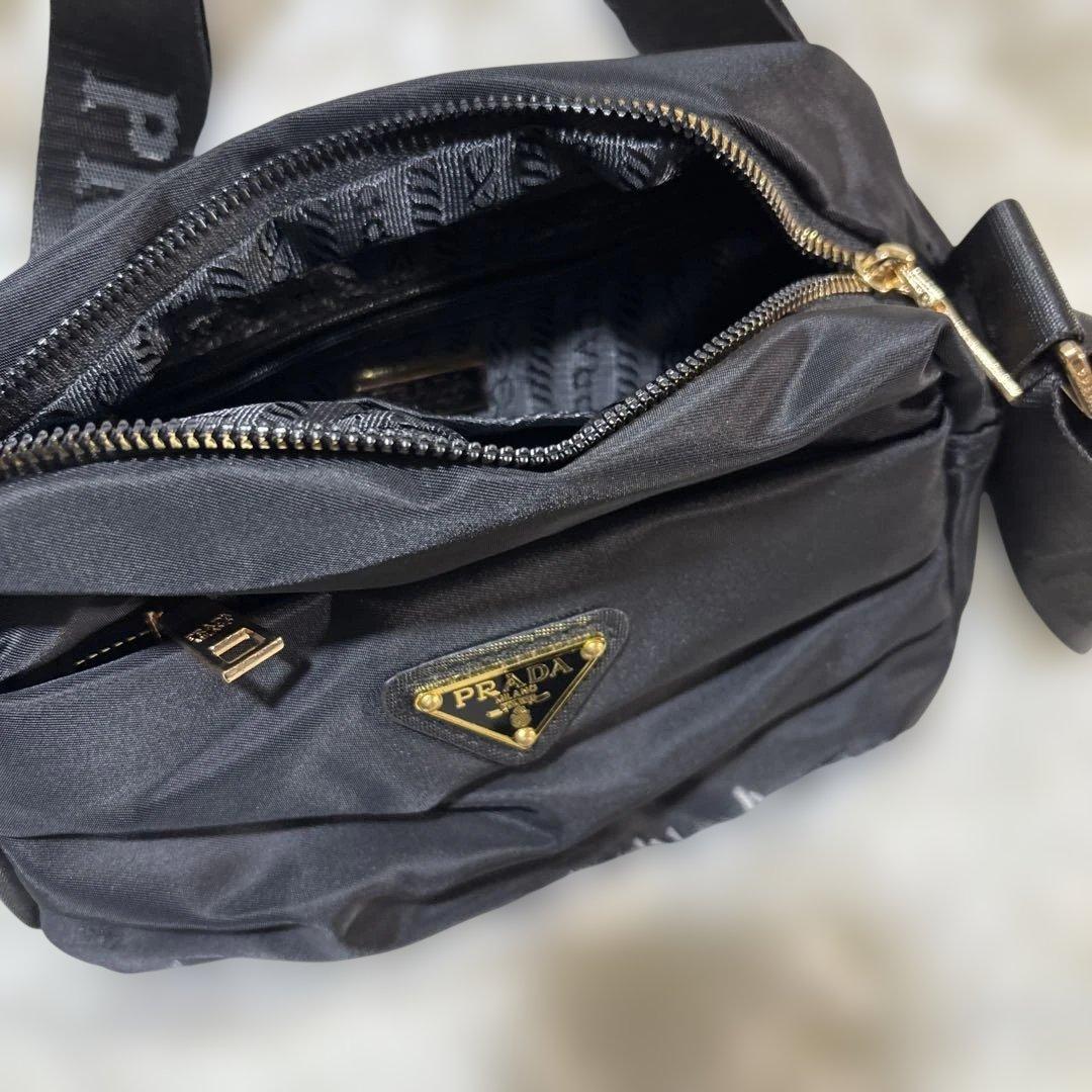 ブラック ショルダーバッグノベルティ