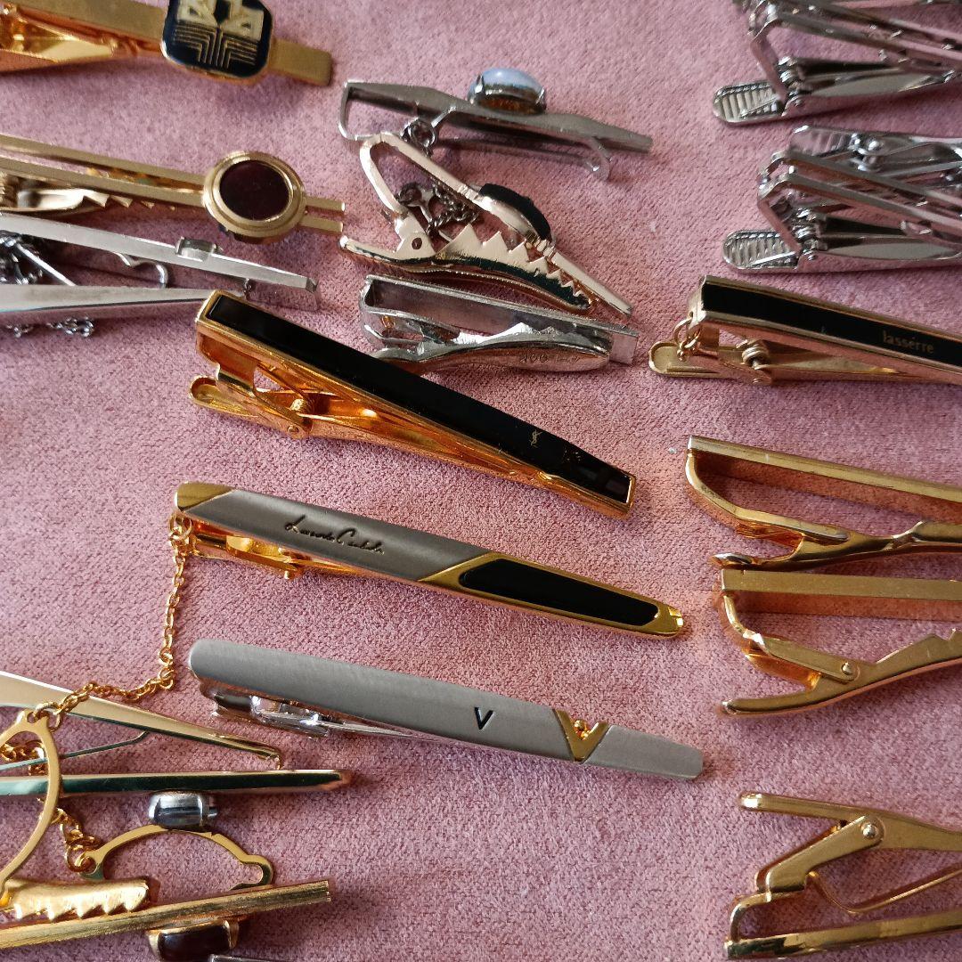 まとめ売り ネクタイピンとカフスボタンの166点セット 大量 ケース 本日限り