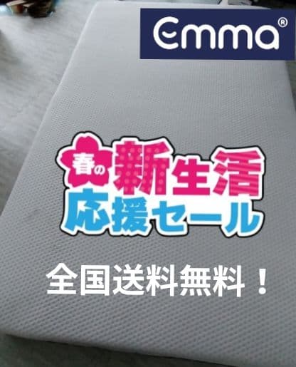 新生活応援セール！エマ・スリープ エマ・ハイブリッド V2 プラス セミダブル