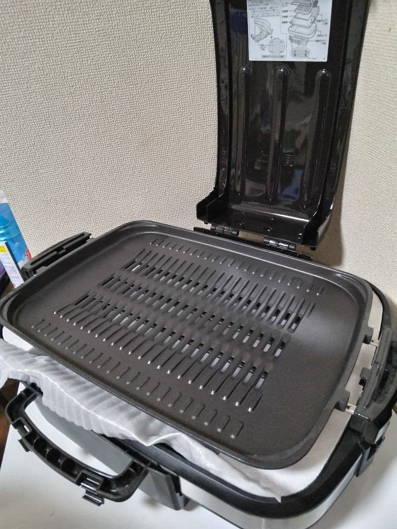 新品未使用象印やきやき ホットプレート ステンレスブラック EA-GZ30-XB