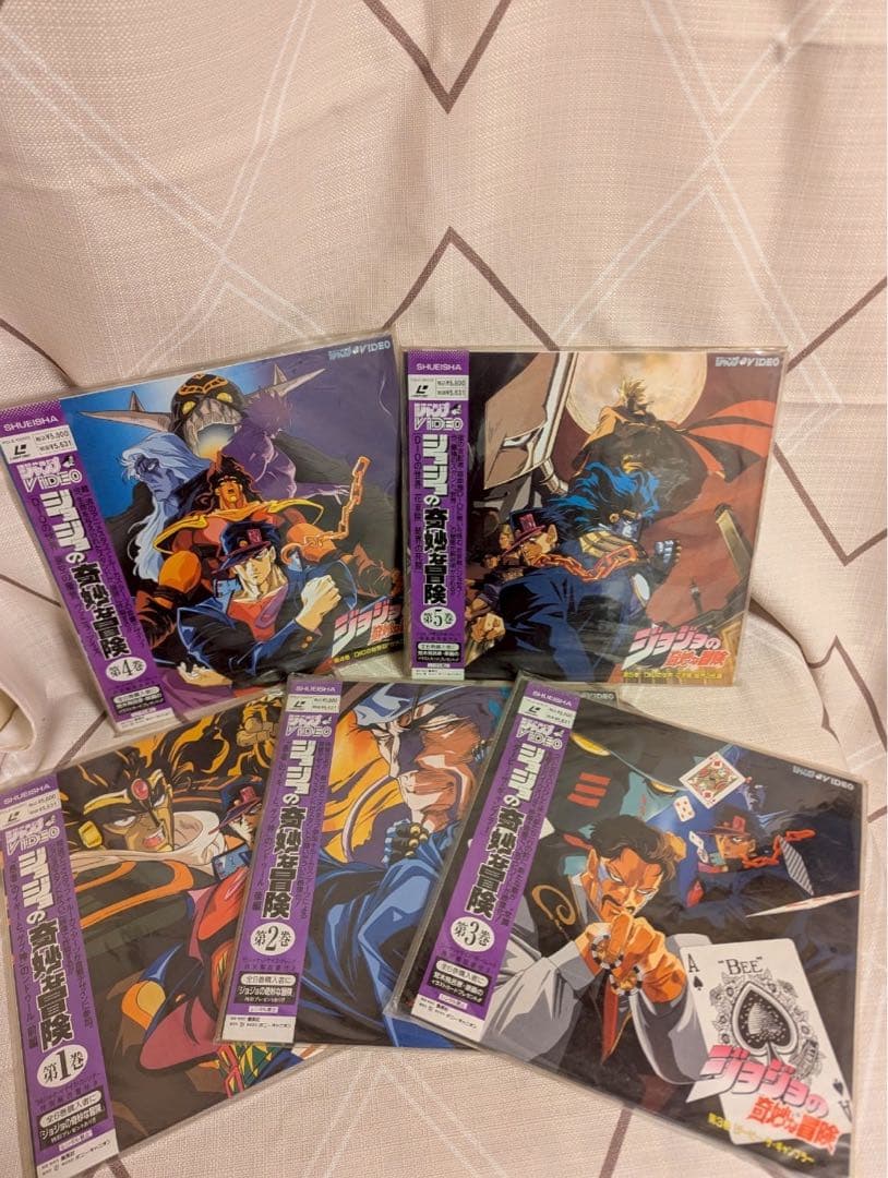 ジョジョの奇妙な冒険　第3部レーザー ディスク5枚セット