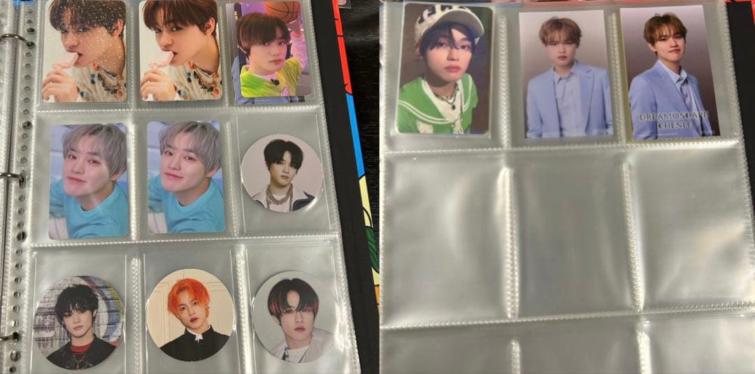 NCT DREAM チョンロ　トレカ　バインダー　セット