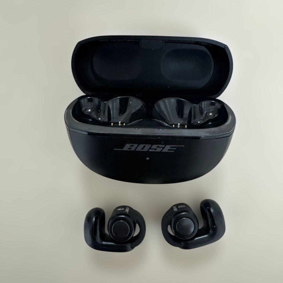 Bose Ultra Open Earbuds 空間オーディオ イヤホン黒箱付き