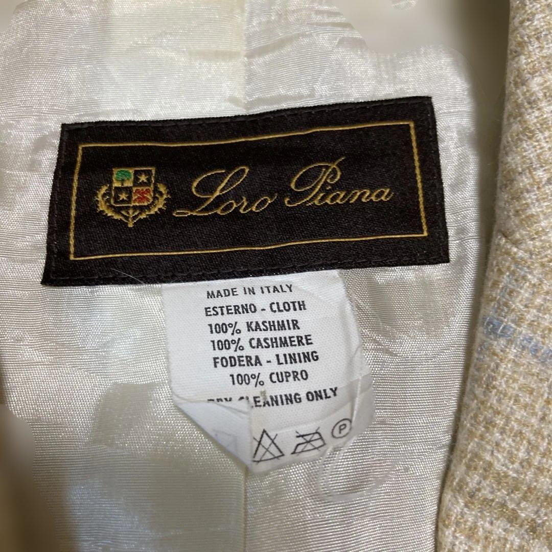 ロロピアーナ　テーラードジャケット　カシミヤ　イタリア製