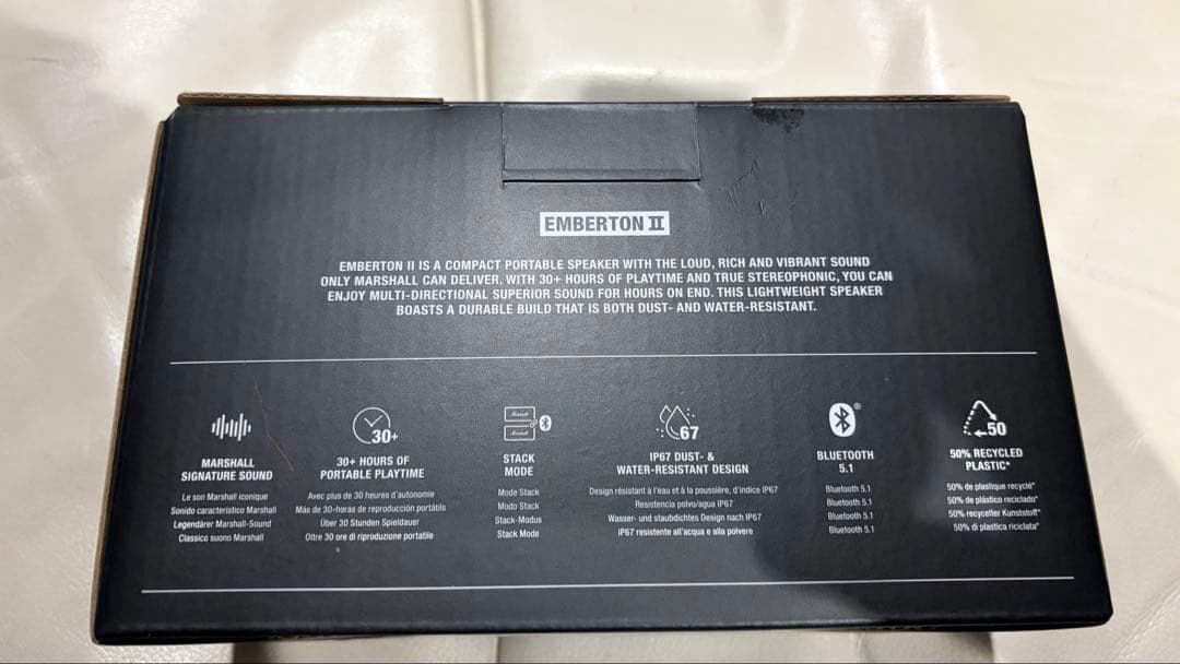 Marshall Emberton II ワイヤレススピーカー