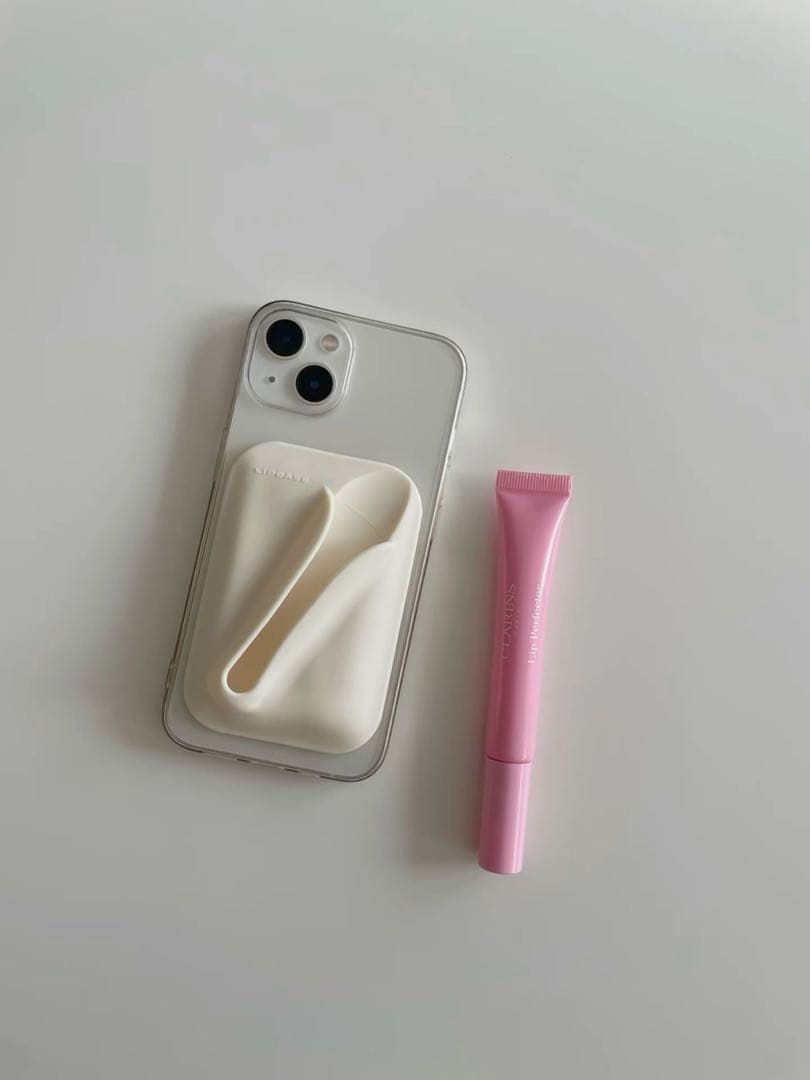 【りんか】スナップオンケース(白)guava spritzリップ