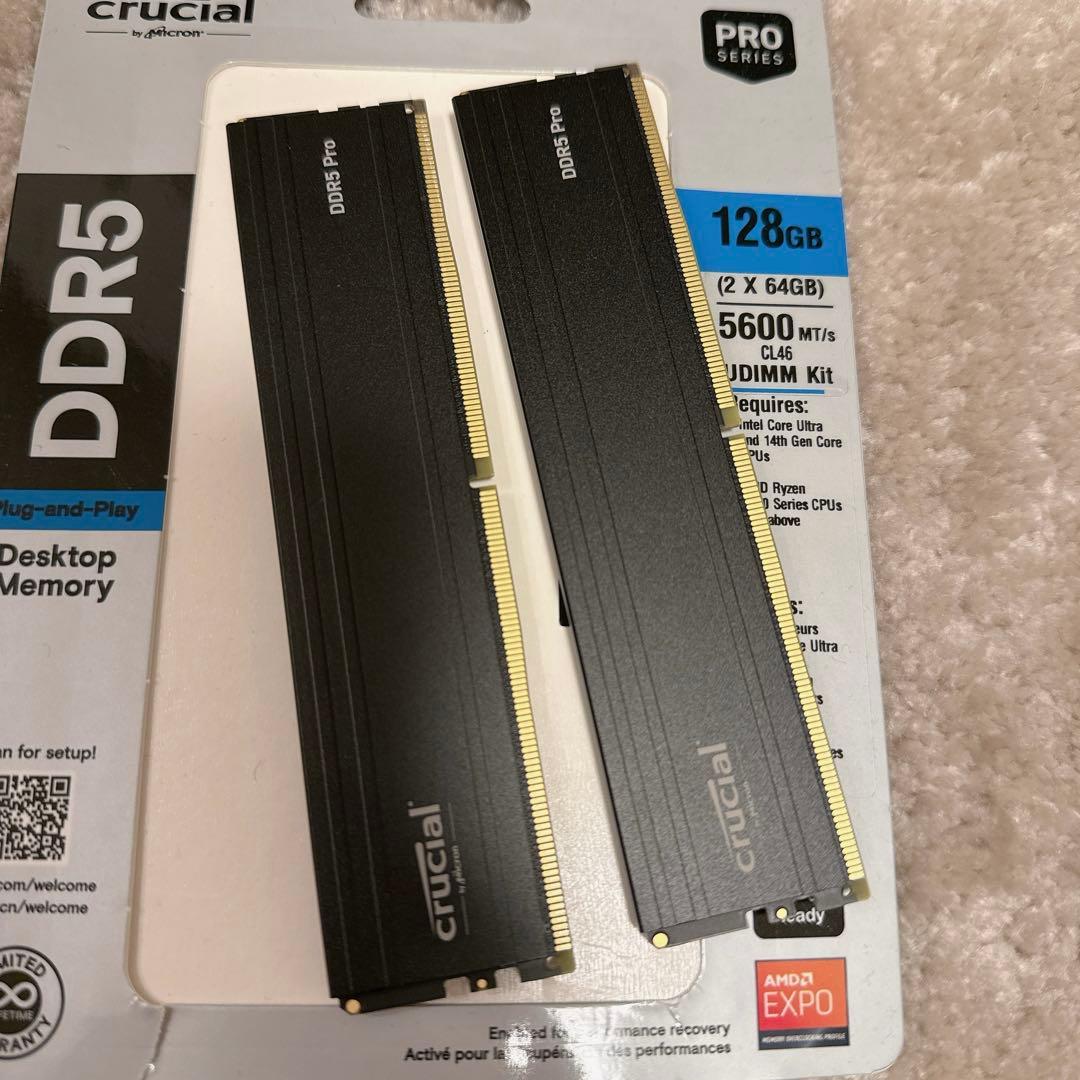 Crucial PRO 64GB×2枚 (128GB) DDR5-5600