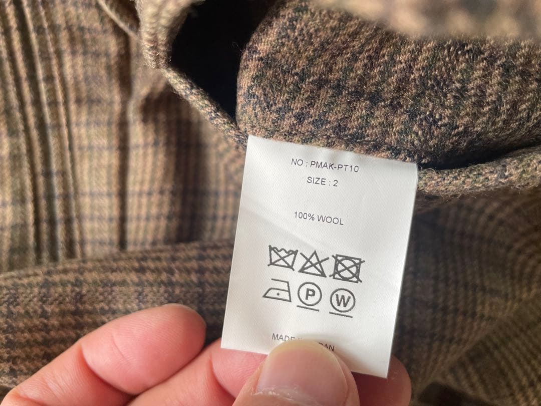 PHIGVEL GOODMAN'S PIN TUCK TROUSERS フィグベ