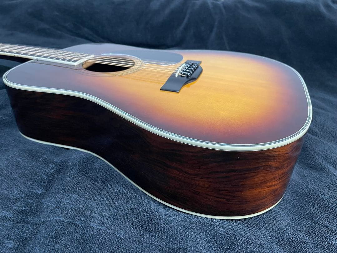 Morris B-50 縦ロゴ ハカランダ 12弦アコースティックギター