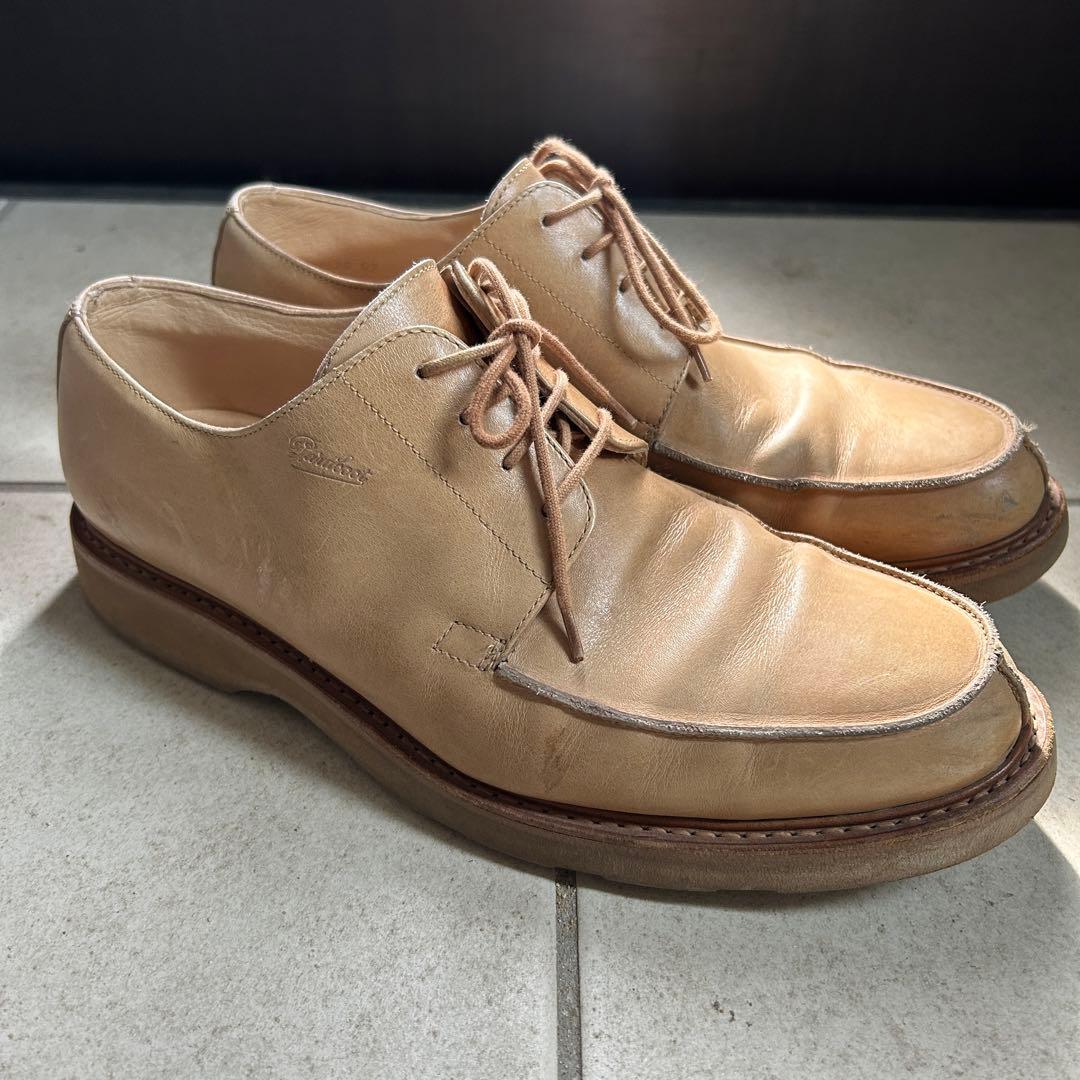 パラブーツ　Uチップ　ベージュ　8サイズ