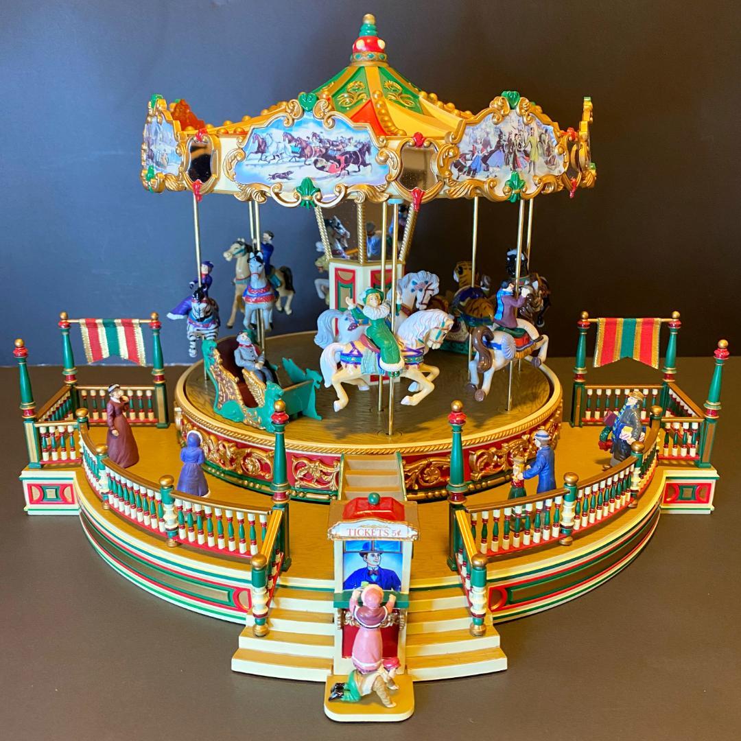 【超美品・完動品】Mr.Christmas ミスタークリスマス メリーゴーランド