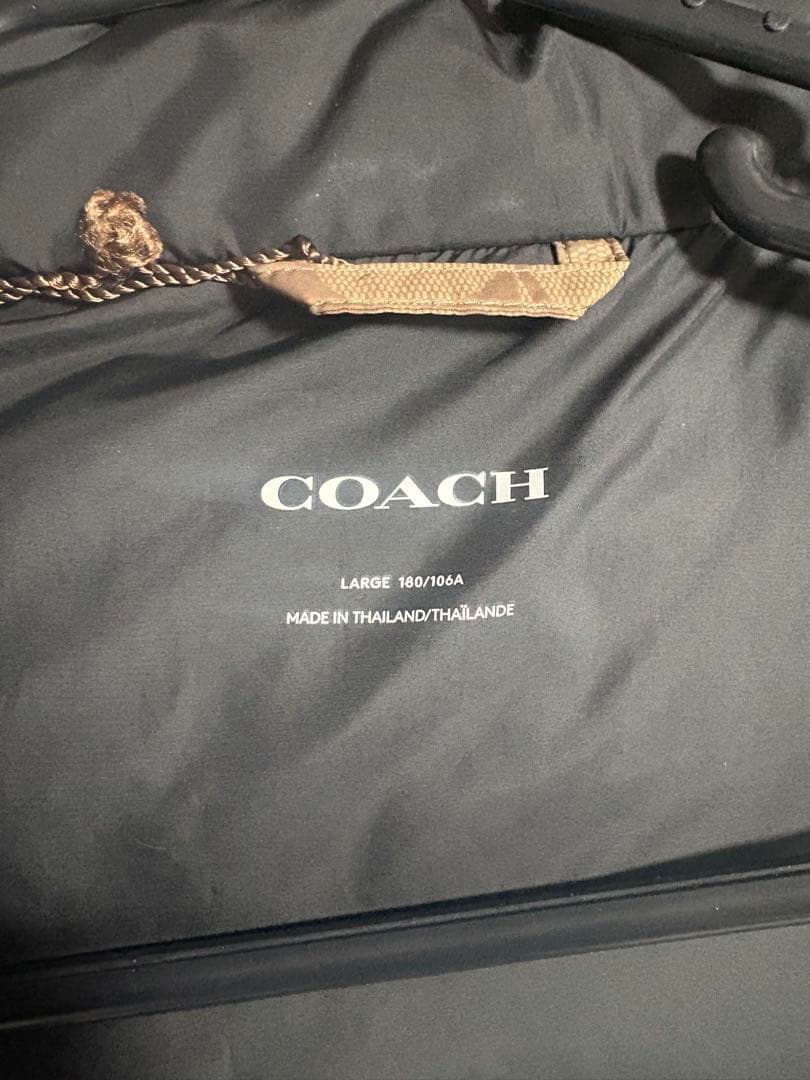 COACH ダウンベスト ベージュ　ショッパー2点付き　お値下げ可能